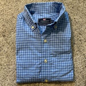Men's Vineyard Vines Performance Classic Fit Murray Shirt Size Small.